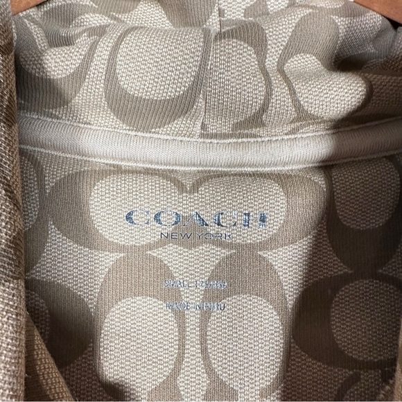 COACH Allover Signature Monogram Hoodie - Picture 9 of 11